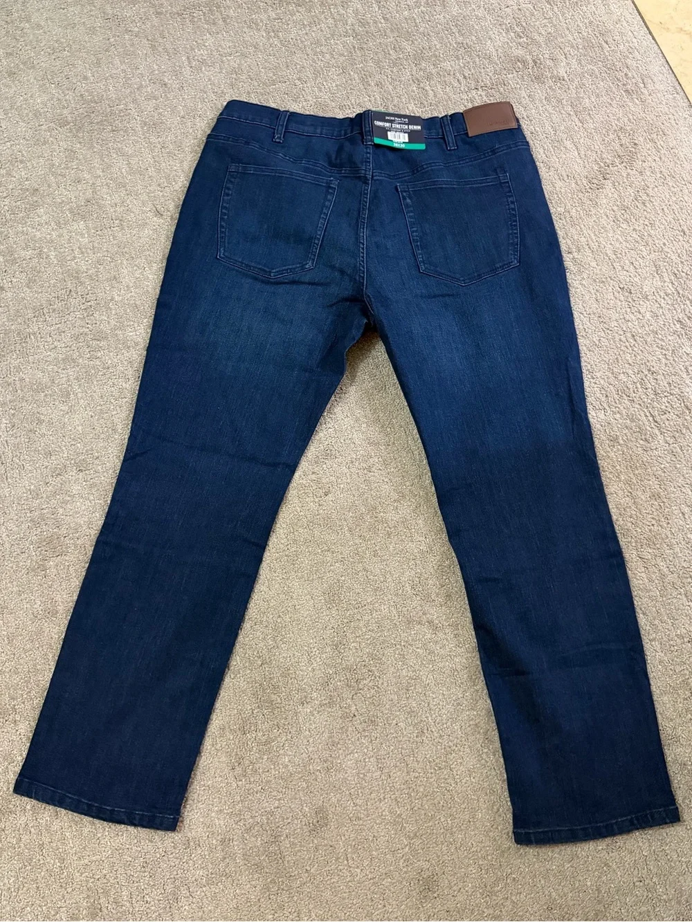 JACHS New York - Men's Dark Blue Stretch Jeans